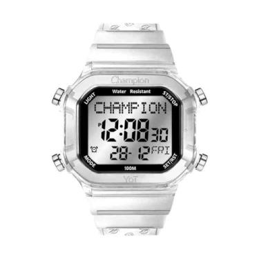 Imagem de Relógio Champion YoT Troca Pulseira CP40180X Preto Digital 10 Atm Acrílico Tamanho Grande