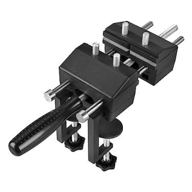 Imagem de Vislone Torno de mesa de trabalho de madeira para casa Torno de mesa multiuso ABS ferramenta de fixação de bancada de trabalho gabarito de perfuração de moagem