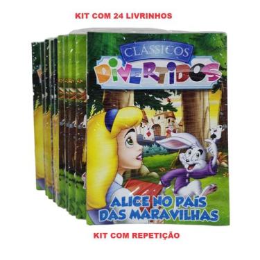 Imagem de 24 Livros Classicos Divertidos História  Atacado Lembrancinha De Anive