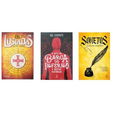 Imagem de Combo 3 Livros Literatura Portuguesa Clássica Sonetos + 2 - Ciranda Cu
