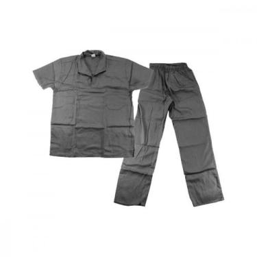 Imagem de Uniforme M/C Cj.Brim Koch.Cinza.Exg - KOCH UNIFORMES