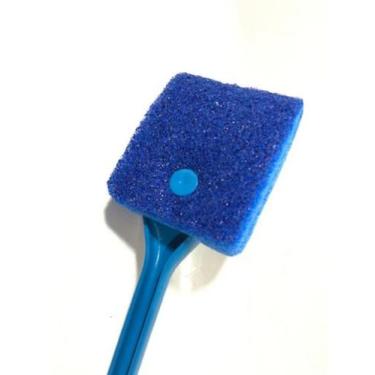Imagem de limpador esponja de cabo plastico 40 cm, para aquarios - ace pet 