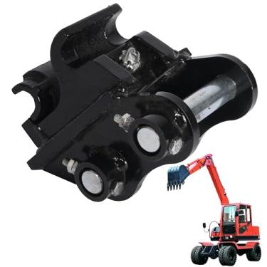 Imagem de Engate de troca rápida de miniescavadeira, acessórios de escavadeira engate rápido para acoplador rápido de escavadeira pequena, cabe na maioria das miniescavadeiras de até 3 toneladas