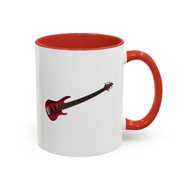 Imagem de Caneca de café estrela do rock | Presente para amantes de guitarra | Copo de cerâmica para músicos | Arte exclusiva | Presente para aniversários, feriados, decoração de casa