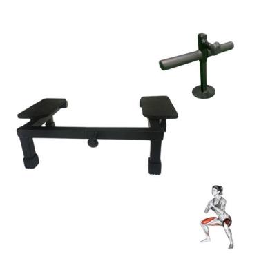 Imagem de Base Plataforma Profissional Agachamento Sumô Com Suporte - Rei do Fit