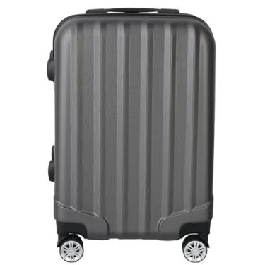 Imagem de Mala de Viagem de Bordo Silent Noronha 10kg - Padrão ANAC | Rígida em ABS | 4 Rodas Duplas 360° | Cadeado Numérico Integrado | Leve e Resistente (Cinza Escuro)