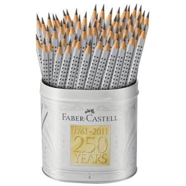 Imagem de Lápis De Escrever Grafite Faber Castell Nº2 Grip Lata C/ 144 - Faber-C