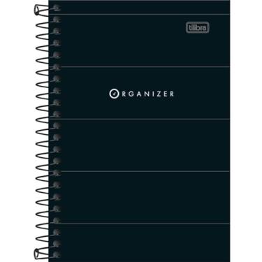 Imagem de Tilibra - Caderneta Espiral Capa Flexível 1/8 Médio sem Pauta, Organizer, 305243, 10.2x14.7cm, 160 Folhas