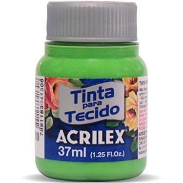 Imagem de Acrilex Fosca Tinta para Tecido, Verde (Folha), 12 x 37 ml