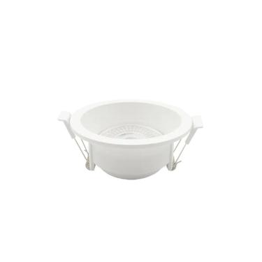 Imagem de Spot de Embutir Redondo Recuado Branco 9cm Led 5W 6500K Bivolt