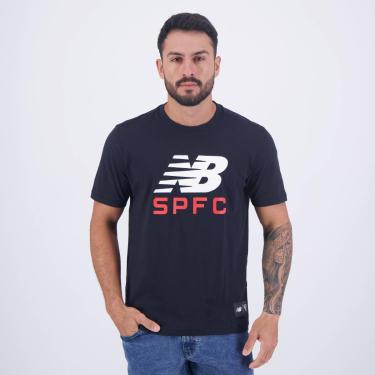 Imagem de Camiseta Masculina NB SPFC, Preto, P