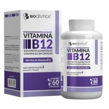 Imagem de Vitamina B12 (Metilcobalamina) 60 Cápsulas - Biocêutica - Bioceutica
