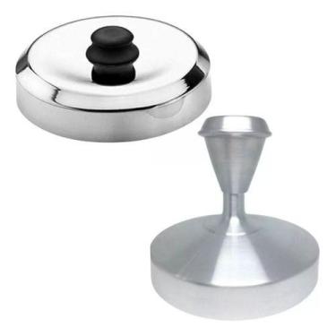 Imagem de Modelador Hambúrguer Prensador 12cm E Abafador 14cm Jjb - JJB Utilidad
