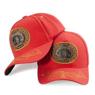 Imagem de Boné Country Premium Cavalo Rodeio Barretos Aplique Metal Ajustável - 