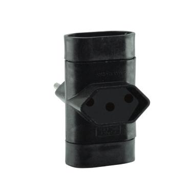 Imagem de Benjamin Normatizado Tripolar 10A Preto Force Line