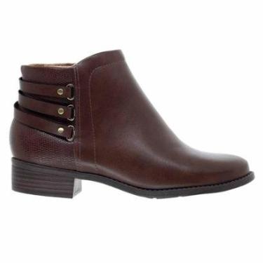 Imagem de Bota Cano Curto Feminina Modare 7057.218 Marrom-Feminino