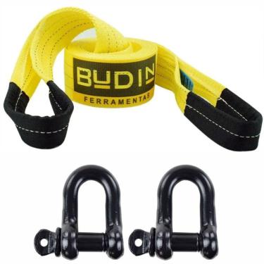 Imagem de Cinta Fita para Reboque 10 Ton X 4 Mts com Duas Manilhas 3/4