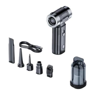 Imagem de FLCPJGV Limpador de pó de pó de pó de ar comprimido de alto desempenho poderoso soprador portátil de ar para o teclado de escritório para o computador de