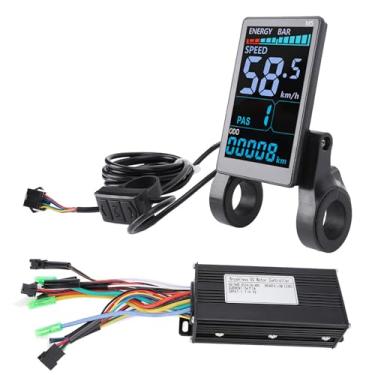 Imagem de Controlador de Motor Sem Escova de Scooter Keenso, Controlador Elétrico de Moto de Bicicleta LCD Medidor de Exibição Kit 36V 48V 500W 750W Ondas Senoidal