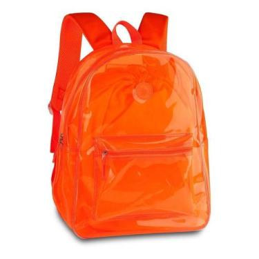 Imagem de Mochila Costa C/Bolsa Removível Neon Laranja 17" -Clio Style