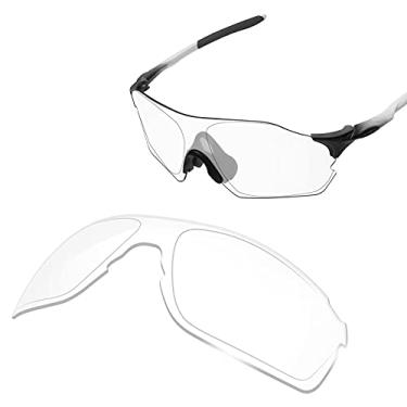 Imagem de Glintbay Lentes de óculos de sol de substituição 100% precisas para Oakley EVZero Pitch OO9383 - Transparente, não polarizada