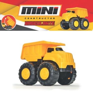 Imagem de Brinquedo Mini Caminhão Basculante Constructor Meninos - BS Toys
