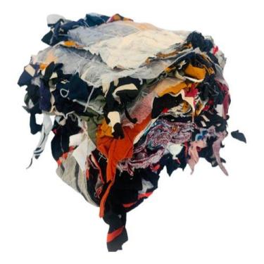 Imagem de Pano Limpeza Oficina Pastelão Malha Costurado Industrial 2kg - ECOPANO