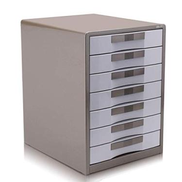 Imagem de VBNCUUIOPO Rack de jornal, classificador de gavetas, armário de limpeza de mesa, gaveta bloqueada, gabinete de dados, suporte de jornal, caixa de papelaria, armário de recibos de escritório, cinco