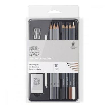Imagem de Estojo Lápis de Desenho Winsor & Newton Studio Collection 10 Unidades 