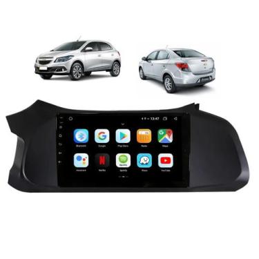 Imagem de Kit Multimídia Onix Prisma Joy LS LT 2012 / 2019 9 Pol Android Carplay