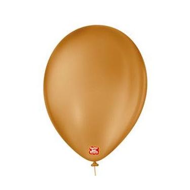 Imagem de Balões São Roque 9 Polegadas Liso Mocha 50 Unidades