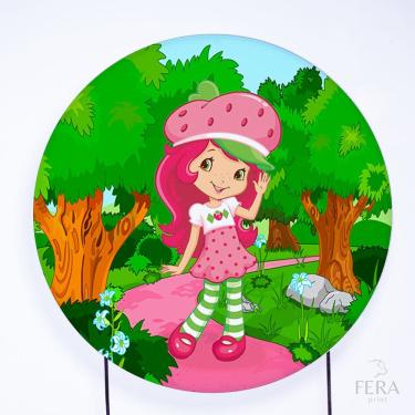 Imagem de Painel Decorativo para Festa 1,30x1,30 metros Vesti Fácil com Elástico Moranguinho - Fera Print