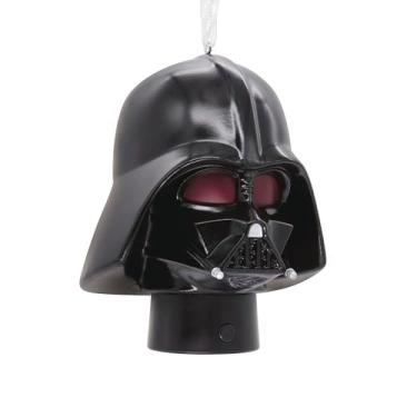 Imagem de Hallmark Enfeite de Natal do capacete Darth Vader de Star Wars com luzes