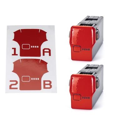 Imagem de WRAPGRADE Adesivos compatíveis com DJI Avata 2 duas baterias (super vermelho)