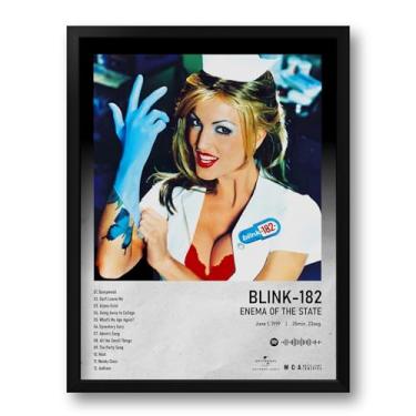 Imagem de Quadro com Moldura Spotify Álbum Enema Of The State Blink-182 - Tam. 33x43cm