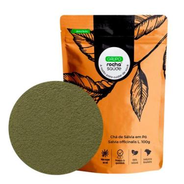 Imagem de Chá de Sálvia em Pó Salvia officinalis L. 100g - Grupo Rocha Saúde