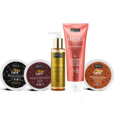 Imagem de Kit Cabelos Nutridos Biofios - Cronograma Capilar 3 Máscaras + 2 Óleos
