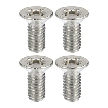Imagem de X AUTOHAUX Kit de parafusos de disco de freio de aço inoxidável, 4 peças, parafusos de retenção dianteiros e traseiros 93600-06014-0H 51741440 para Honda Accord Civic CRV