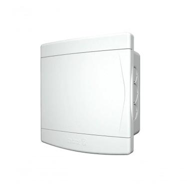 Imagem de Quadro De Distribuição De Embutir 3-4 Disjuntores Branco Tigre