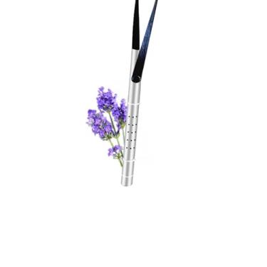 Imagem de Ambientador de aromaterapia para Tesla Model Y/S/X/3 highland 2024 2025 perfume perfume pingente decoração acessórios interiores de carro (prata, lavanda)