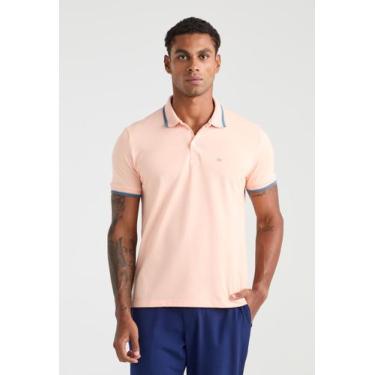 Imagem de Polo Manga Curta Docthos Slim Piquet, 045 pessego, EG