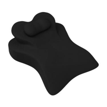 Imagem de SiaBiced Travesseiro de cunha, suporte para pernas traseiras, espuma de memória ergonômica, de bruços para família e amigos, Cinza Profundo