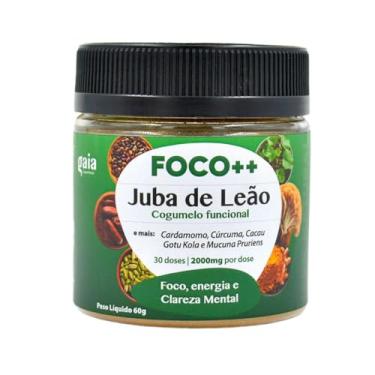 Imagem de Cogumelo Juba de leão mais Cardamomo, Cúrcuma, Cacau puro, Gotu Kola e Mucuna.