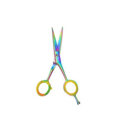 Imagem de Tesoura Profissional para Corte de Cabelo Titânio Multicolor 5.5 Poleg