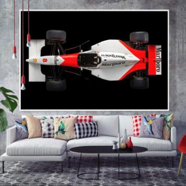 Imagem de Quadro Decorativo carro de corrida Formula 1 - MeMoldura, Moldura Bran