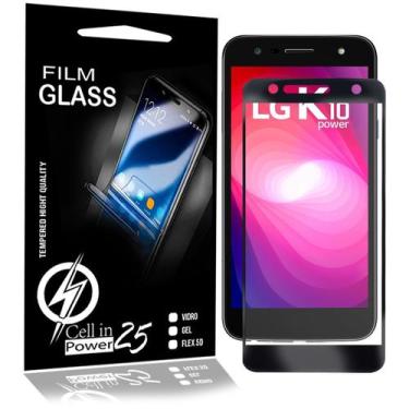 Imagem de Película De Vidro 3d LG K10 Power LGM320 Preta Cobre A 100% - Cell In 