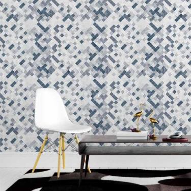 Imagem de Papel de Parede Adesivo Abstrato Bolinhas N015112 0,58x3,00M - Adesivo