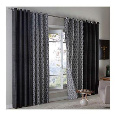 Imagem de Cortina Seul - Geométrica - 4,00m x 2,50m - P/Varão - Sultan