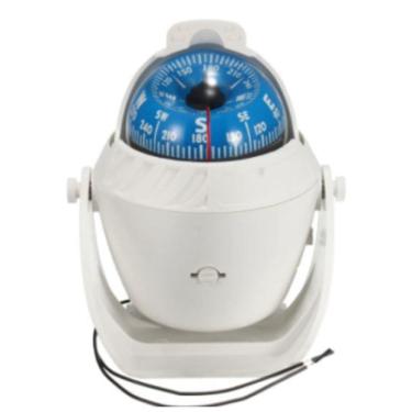 Imagem de Bússola Branca Em Abs 114 X 96 X 135Mm Com Iluminação