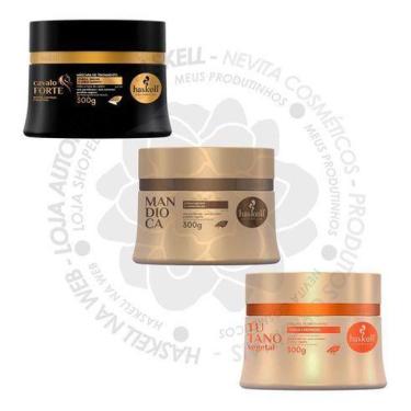 Imagem de Haskell Máscaras Cavalo Forte Mandioca Tutano Cronograma 300g